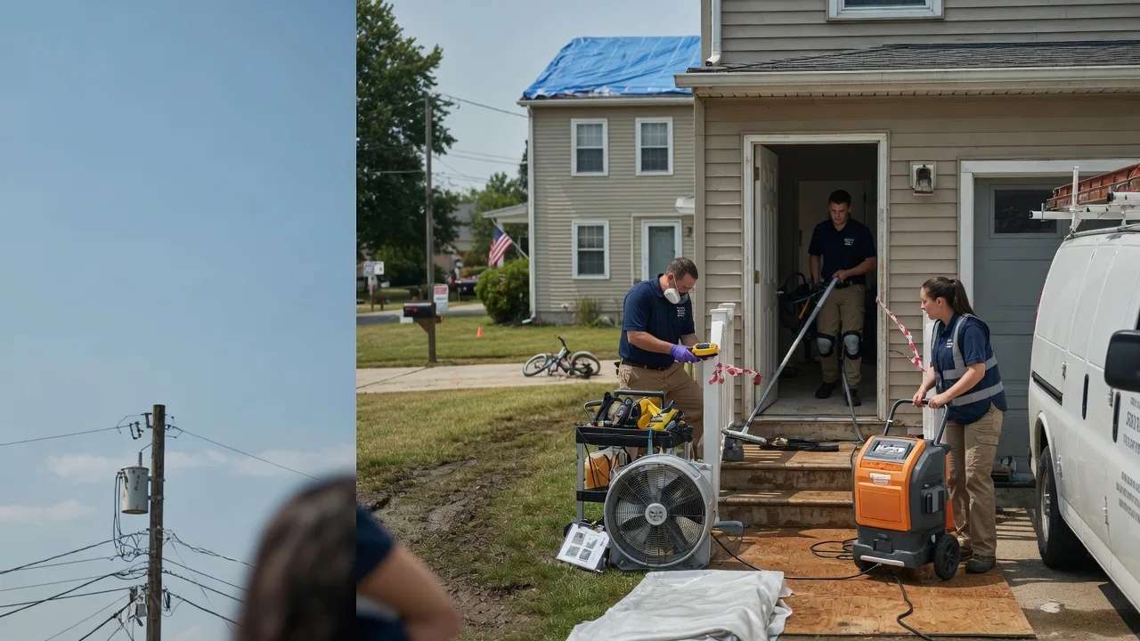 Water Damage Repair in Heltonville, IN near me
